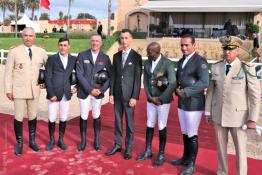 Image du Maroc Professionnelle de  Son Altesse Royale le Prince Héritier Moulay El Hassan préside la cérémonie de remise du Grand Prix SM le Roi Mohammed VI du concours officiel de saut d'obstacles à Témara, le 22 Septembre 2019. (Photo/ SPPR) via Jalilbounhar.com